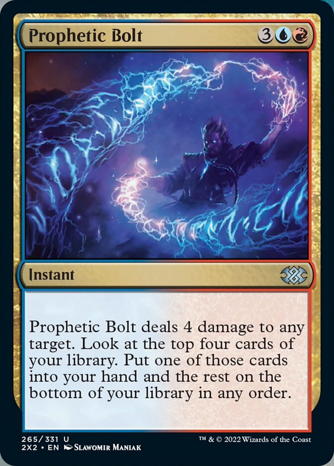 Prophetic Bolt [Double Masters 2022] | The Clever Kobold