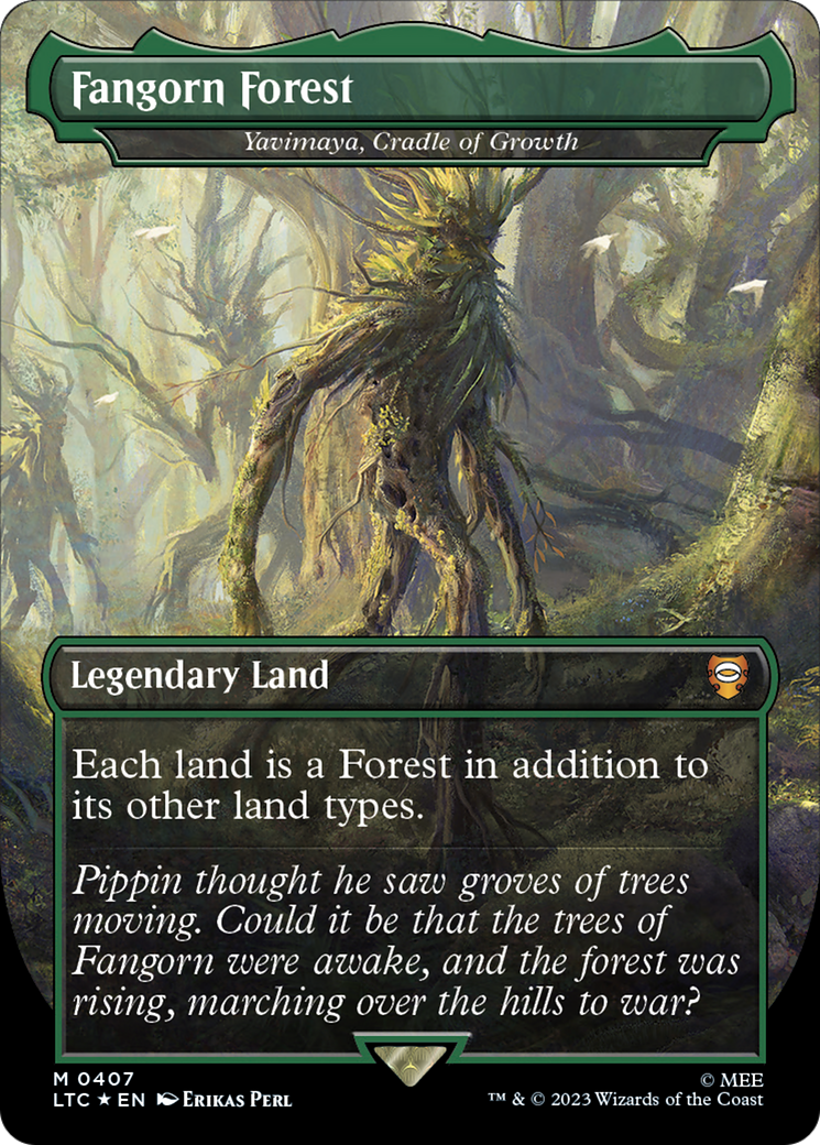 Fangorn Forest - Yavimaya, Cradle of Growth (Surge Foil Realms and Relics) [The Lord of the Rings: Tales of Middle-Earth Commander] | The Clever Kobold