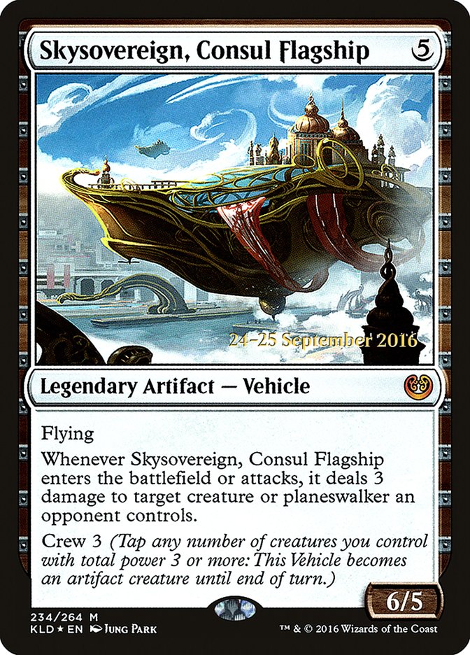 Skysovereign, Consul Flagship [Kaladesh Prerelease Promos] | The Clever Kobold