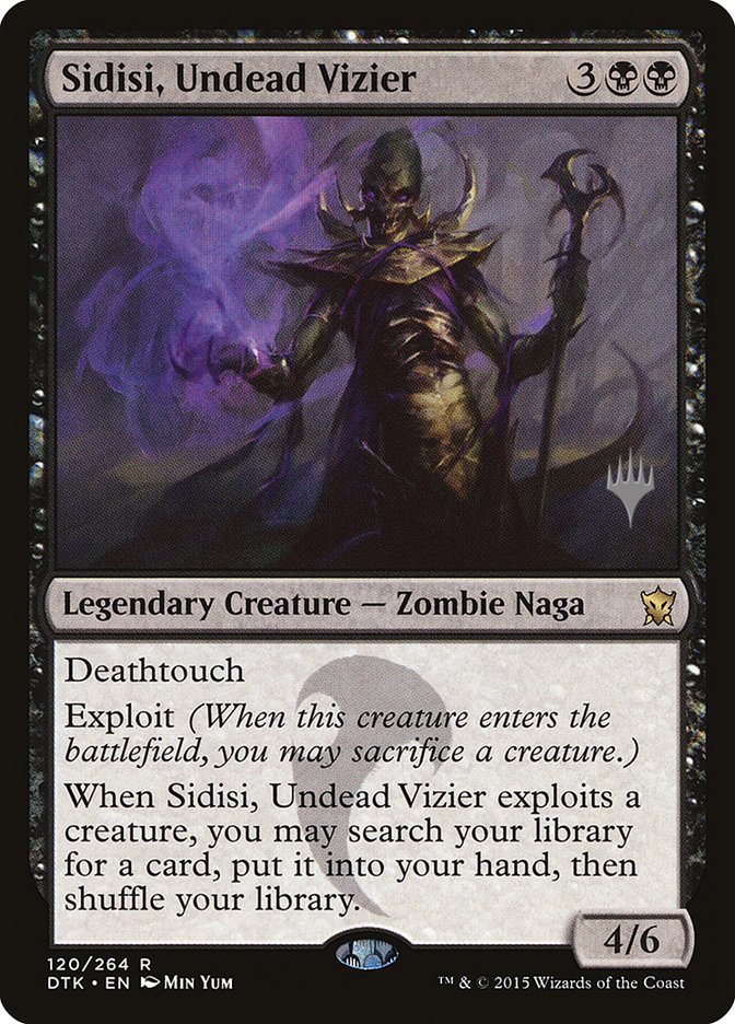 Sidisi, Undead Vizier (Promo Pack) [Dragons of Tarkir Promos] | The Clever Kobold