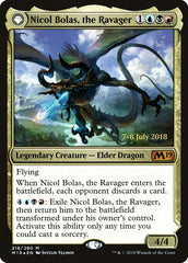 Nicol Bolas, the Ravager // Nicol Bolas, the Arisen [Core Set 2019 Prerelease Promos] | The Clever Kobold