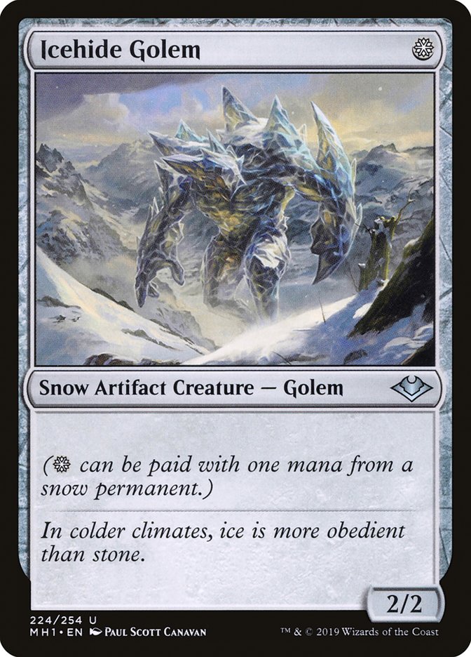 Icehide Golem [Modern Horizons] | The Clever Kobold