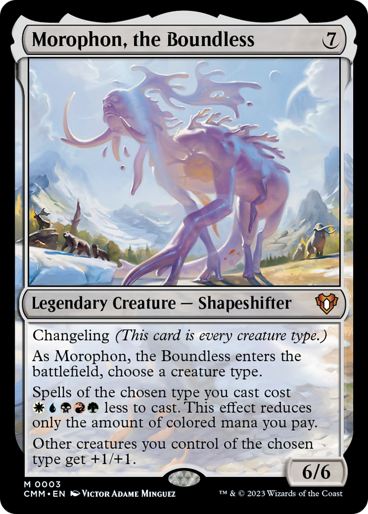 Morophon, the Boundless [Commander Masters] | The Clever Kobold