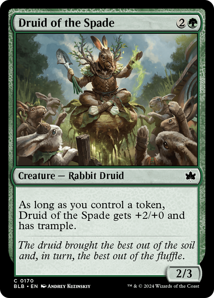 Druid of the Spade [Bloomburrow] | The Clever Kobold