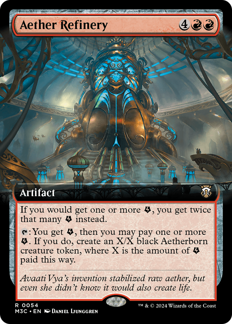 Aether Refinery (Extended Art) [Modern Horizons 3 Commander] | The Clever Kobold