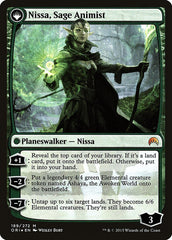 Nissa, Vastwood Seer // Nissa, Sage Animist [Magic Origins Prerelease Promos] | The Clever Kobold