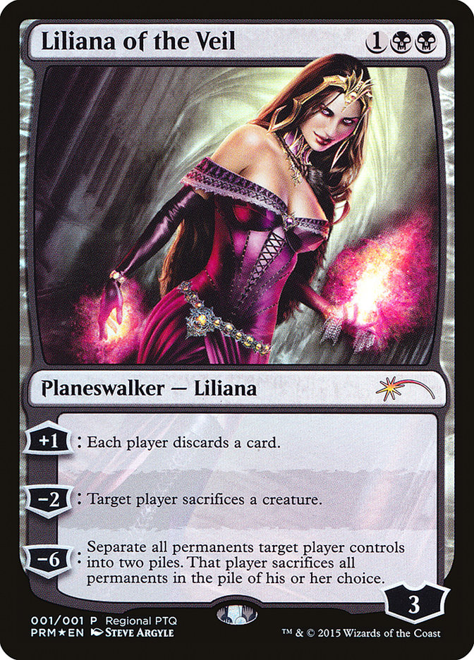 Liliana of the Veil (Regional PTQ) [Pro Tour Promos] | The Clever Kobold