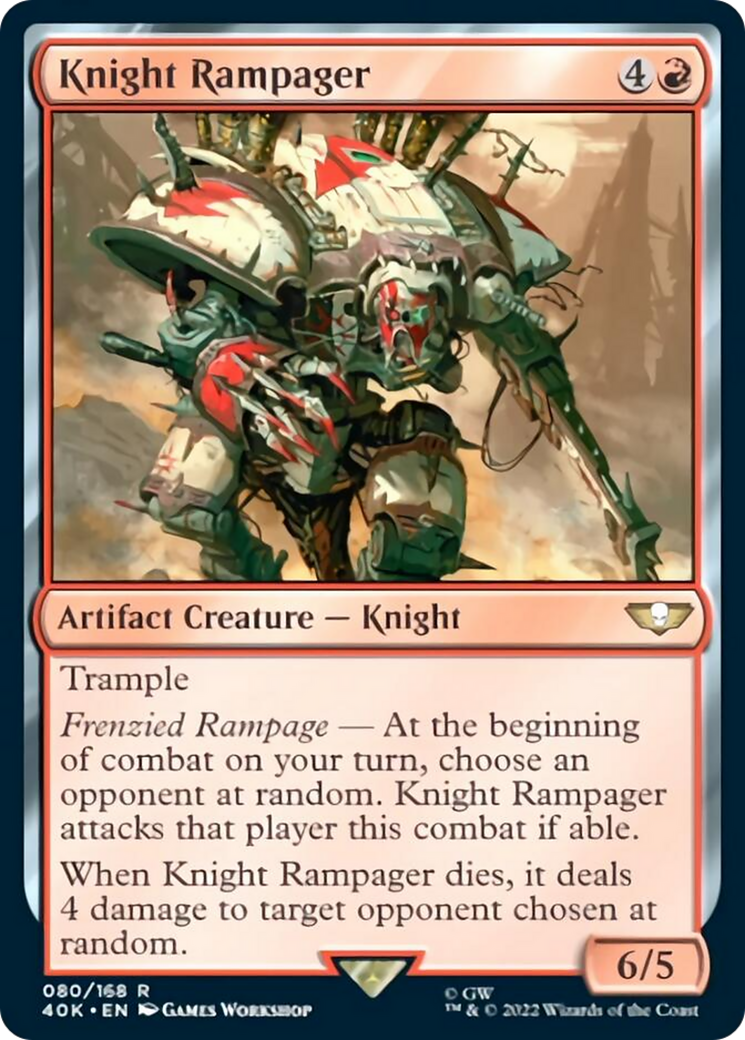 Knight Rampager [Warhammer 40,000] | The Clever Kobold