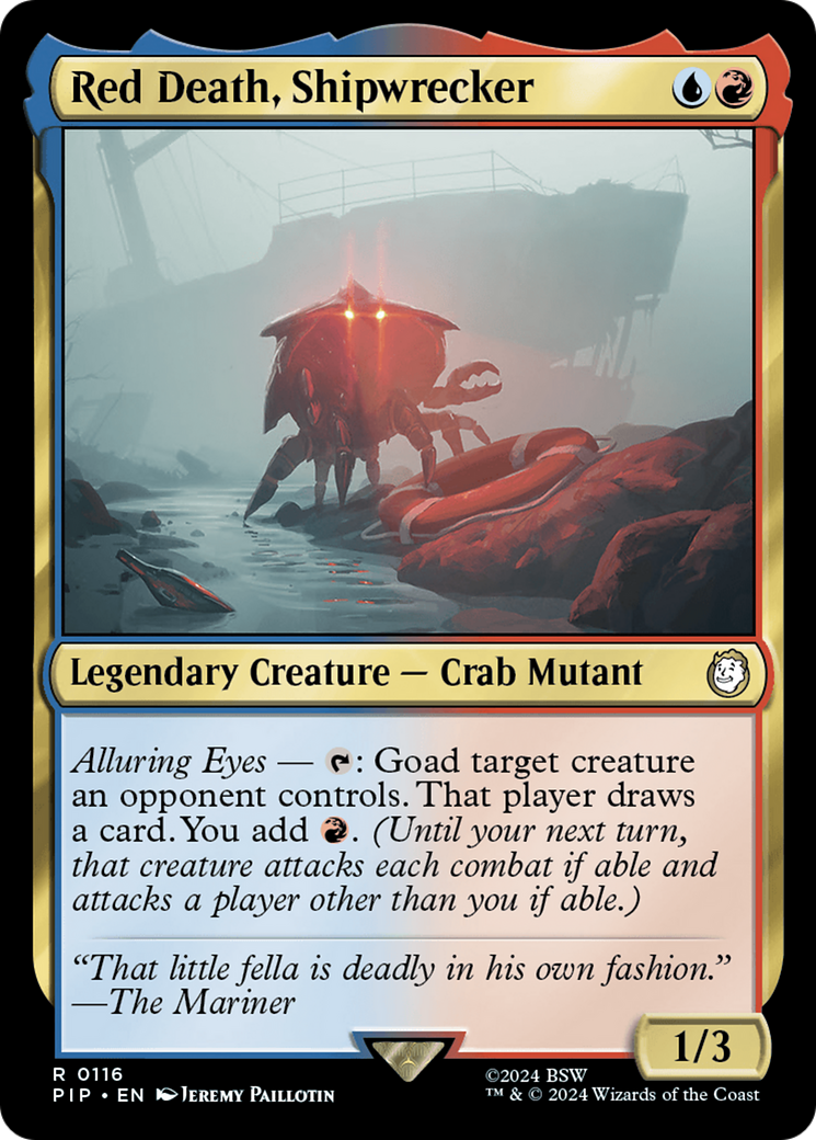 Red Death, Shipwrecker [Fallout] | The Clever Kobold