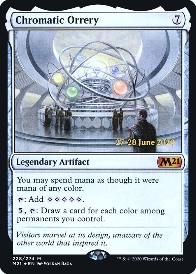 Chromatic Orrery [Core Set 2021 Prerelease Promos] | The Clever Kobold