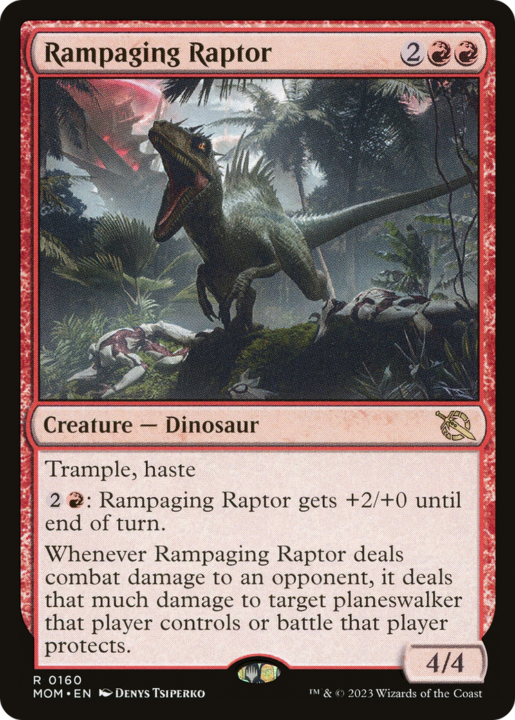 Rampaging Raptor [March of the Machine] | The Clever Kobold