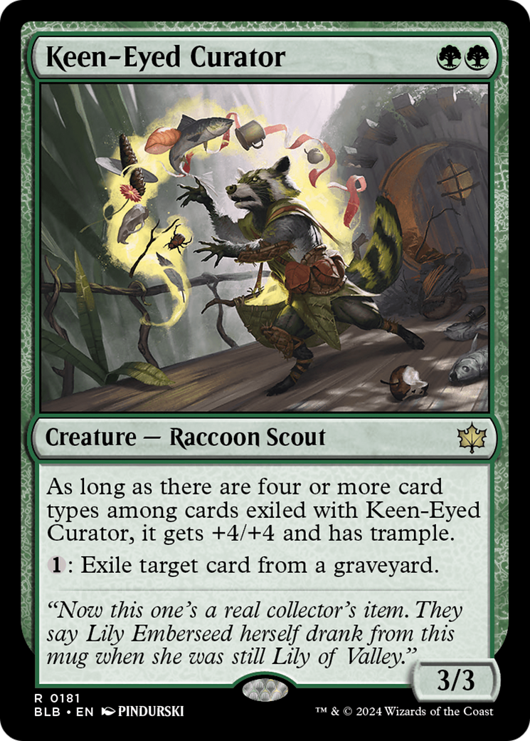 Keen-Eyed Curator [Bloomburrow] | The Clever Kobold