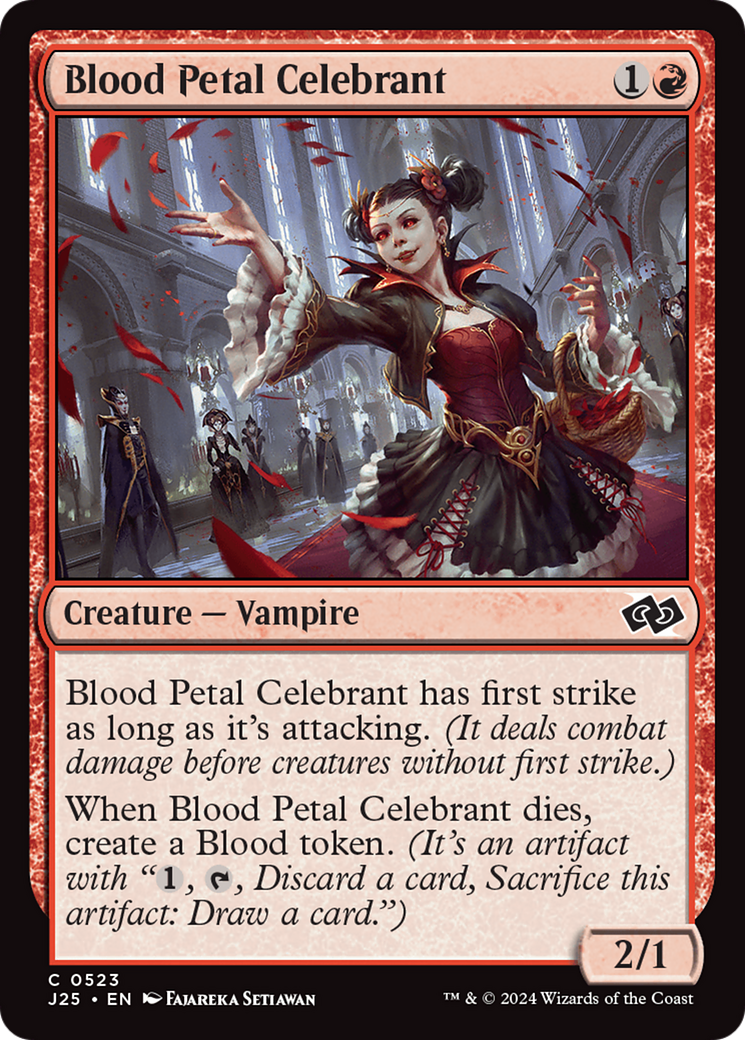 Blood Petal Celebrant [Foundations Jumpstart] | The Clever Kobold