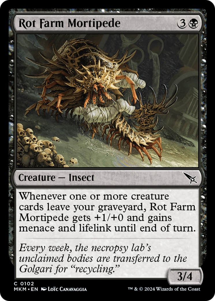 Rot Farm Mortipede [Murders at Karlov Manor] | The Clever Kobold