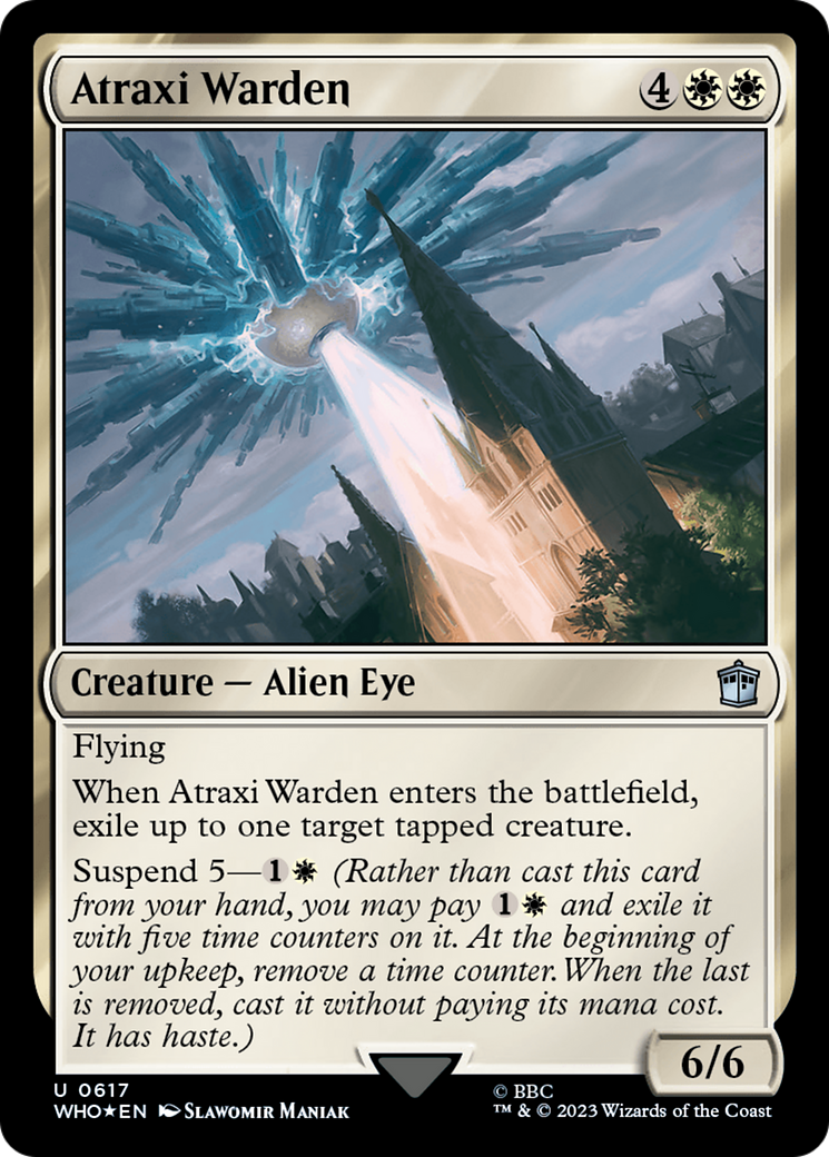 Atraxi Warden (Surge Foil) [Doctor Who] | The Clever Kobold