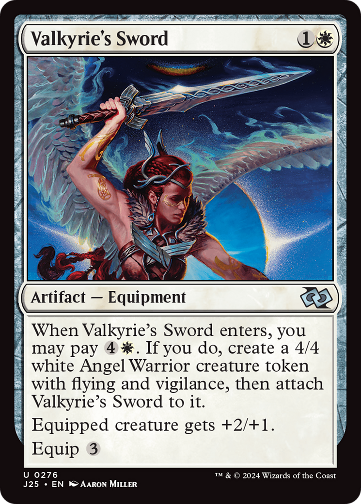 Valkyrie's Sword [Foundations Jumpstart] | The Clever Kobold