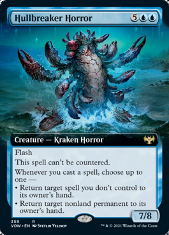 Hullbreaker Horror (Extended Art) [Innistrad: Crimson Vow] | The Clever Kobold