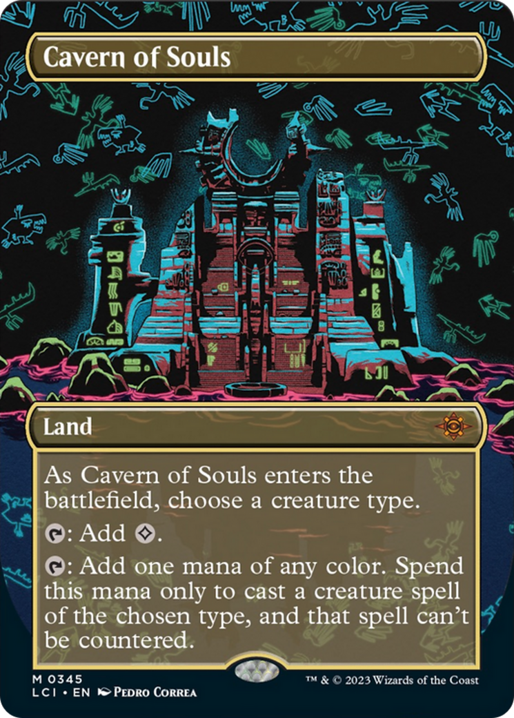 Cavern of Souls (0345) (Borderless) [The Lost Caverns of Ixalan] | The Clever Kobold