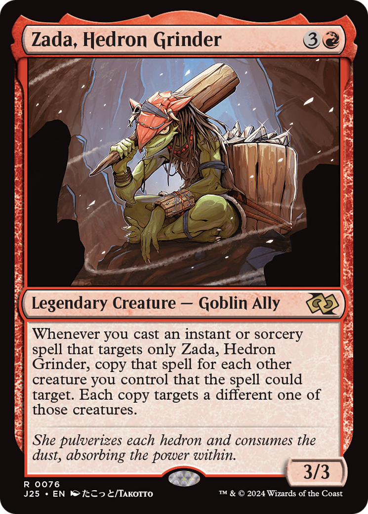 Zada, Hedron Grinder (Anime) [Foundations Jumpstart] | The Clever Kobold