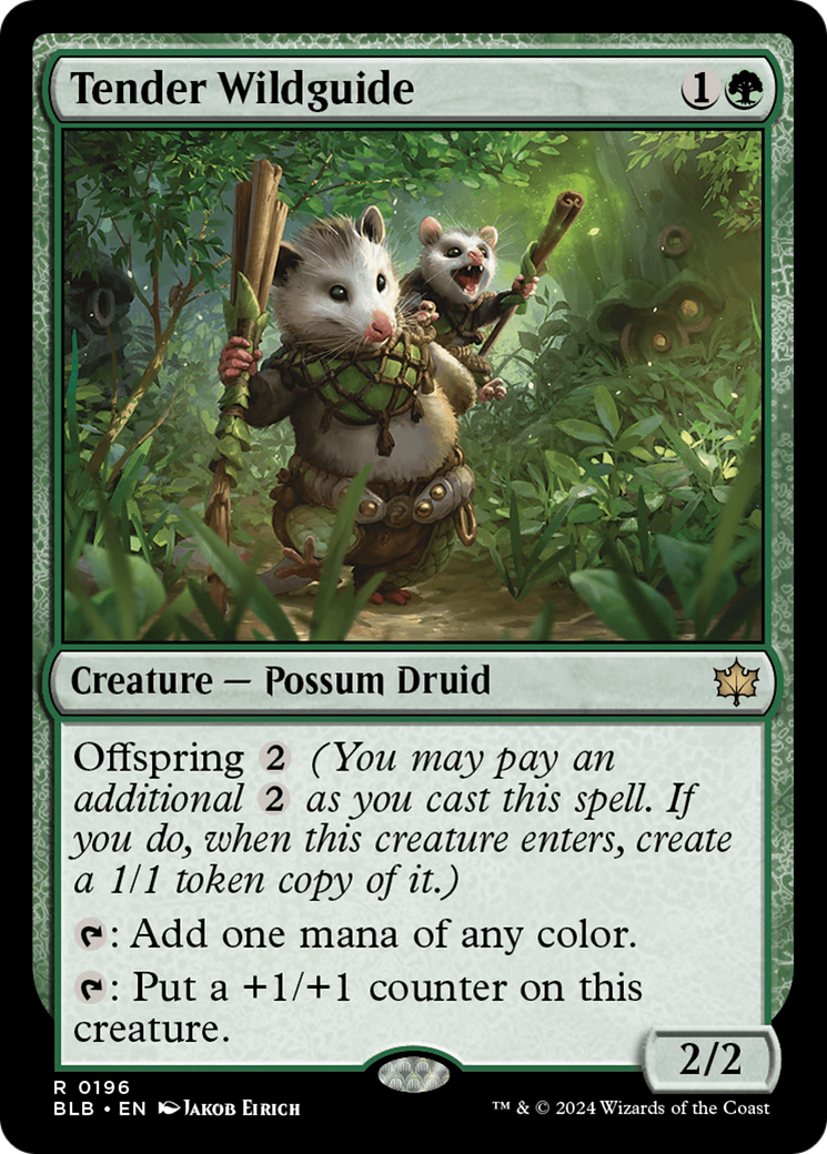 Tender Wildguide [Bloomburrow] | The Clever Kobold