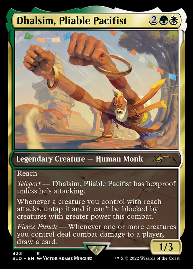 Dhalsim, Pliable Pacifist [Secret Lair Drop Series] | The Clever Kobold