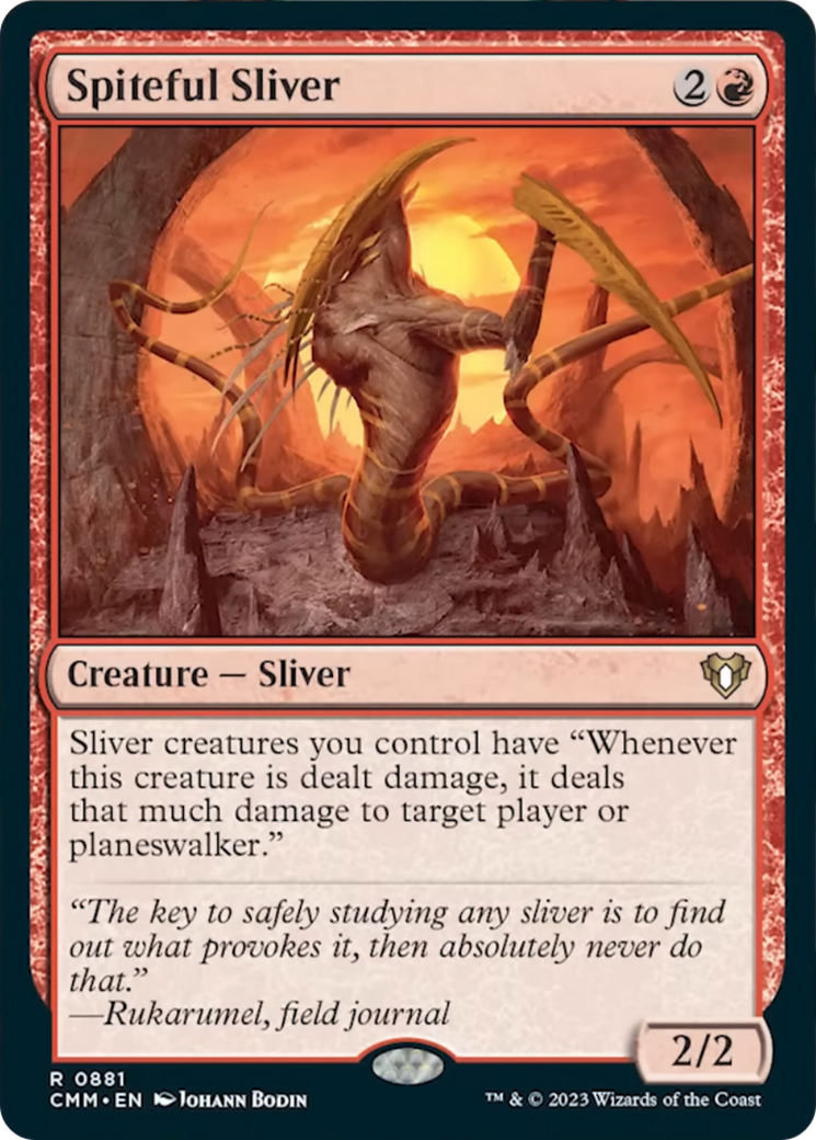 Spiteful Sliver [Commander Masters] | The Clever Kobold