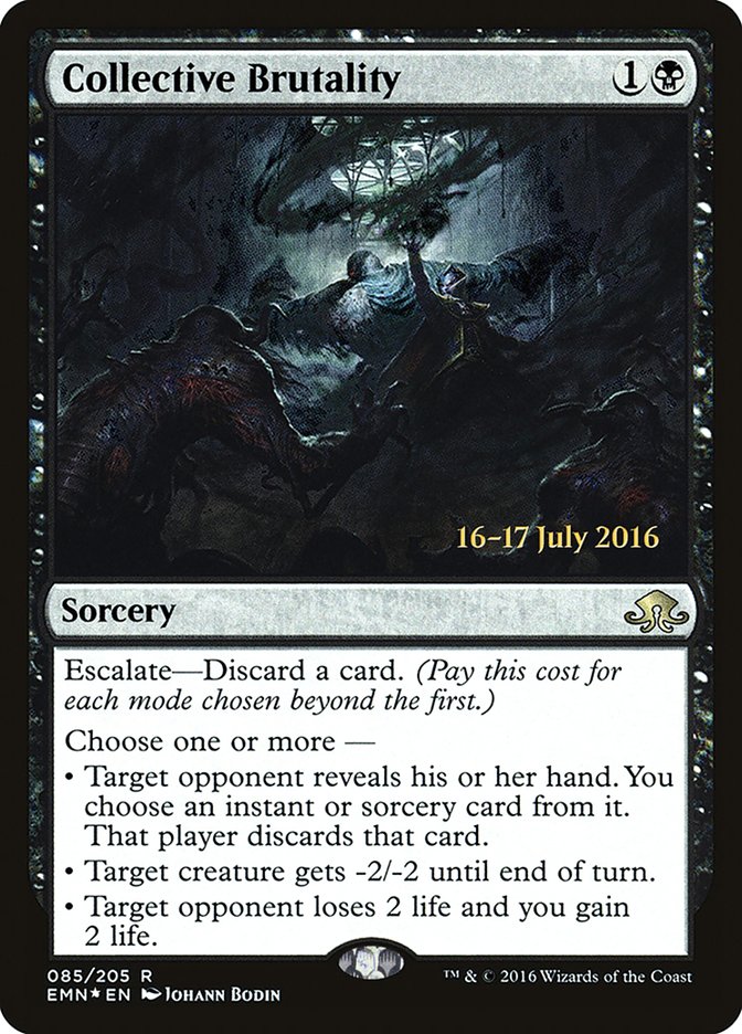 Collective Brutality [Eldritch Moon Prerelease Promos] | The Clever Kobold