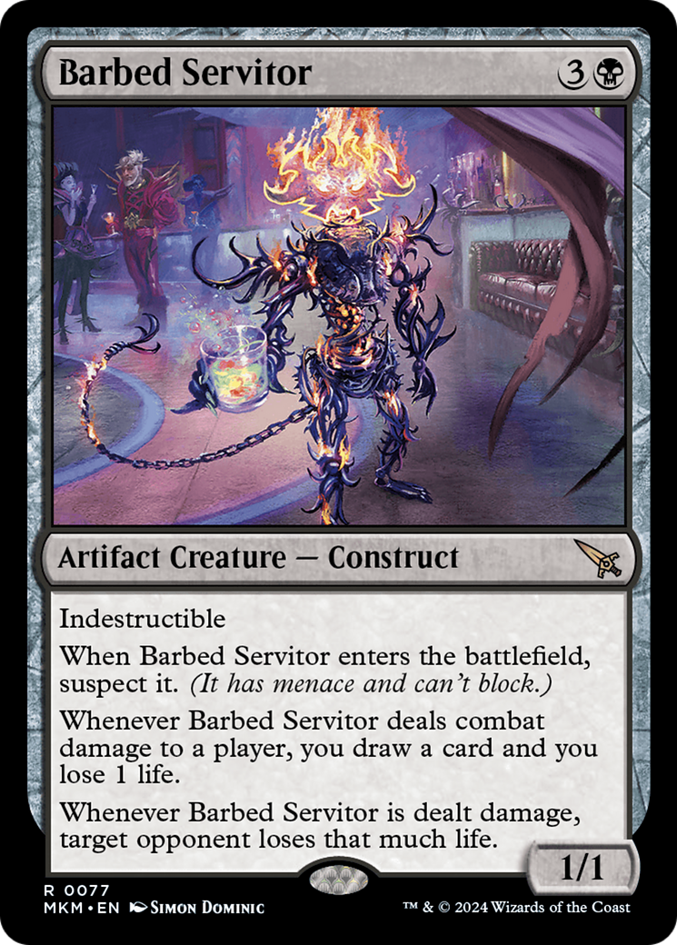 Barbed Servitor [Murders at Karlov Manor] | The Clever Kobold