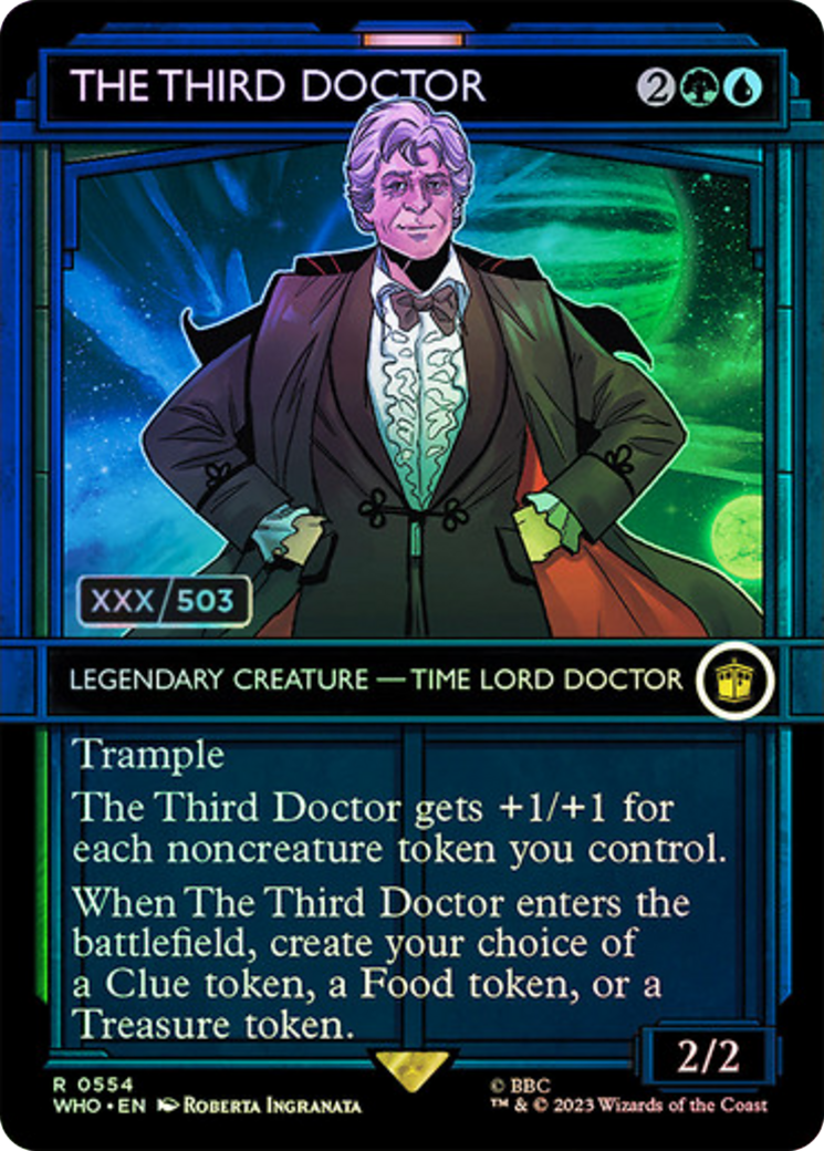 The Third Doctor (Serial Numbered) [Doctor Who] | The Clever Kobold