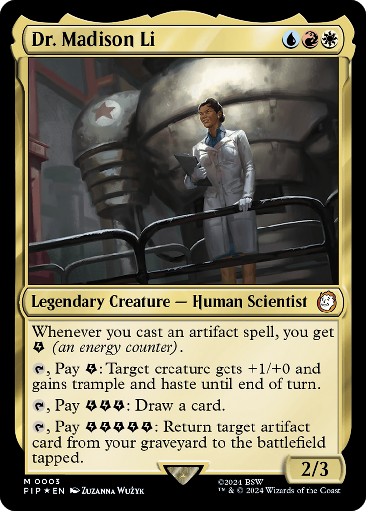 Dr. Madison Li [Fallout] | The Clever Kobold