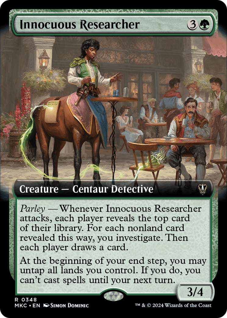 Innocuous Researcher (Extended Art) [Murders at Karlov Manor Commander] | The Clever Kobold