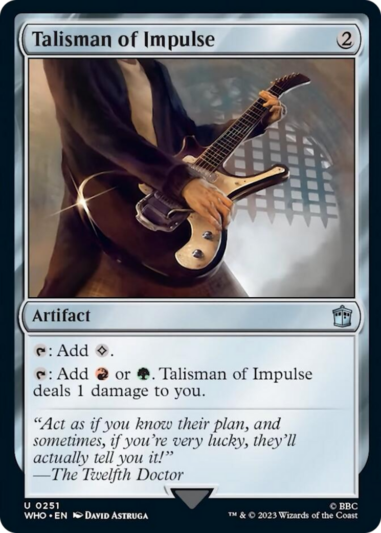 Talisman of Impulse [Doctor Who] | The Clever Kobold