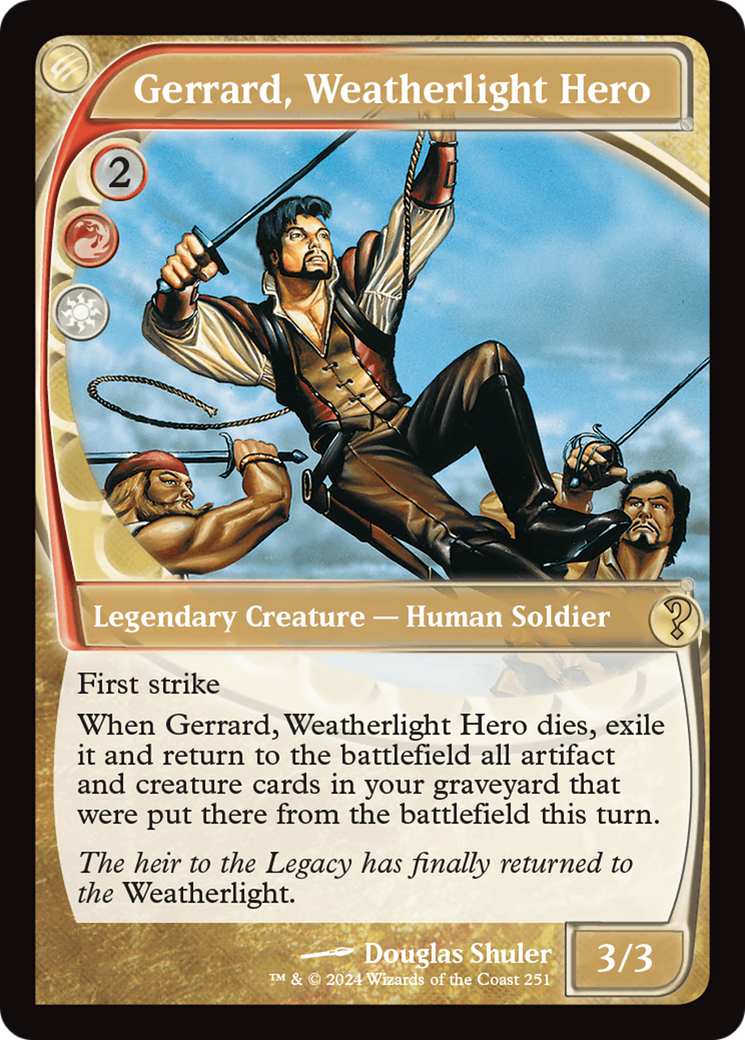 Gerrard, Weatherlight Hero (Future Sight) [Mystery Booster 2] | The Clever Kobold