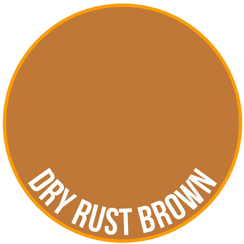 Two Thin Coats: Dry Rust Brown