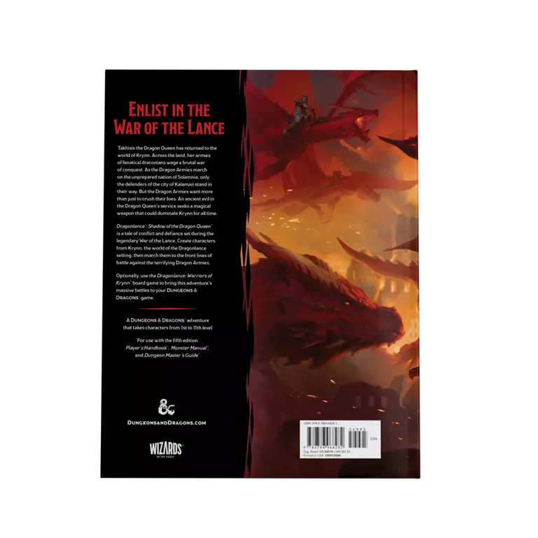 Dungeons & Dragons 5E: Dragonlance - Shadow of the Dragon Queen