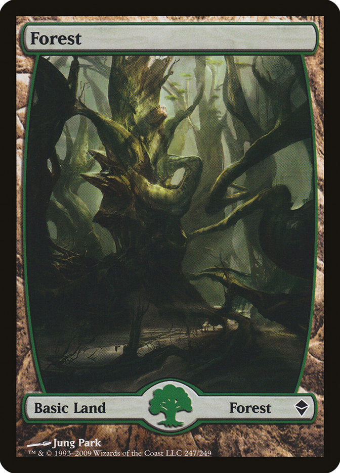 Forest (247) [Zendikar] | The Clever Kobold