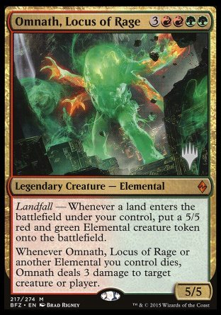 Omnath, Locus of Rage (Promo Pack) [Battle for Zendikar Promos] | The Clever Kobold