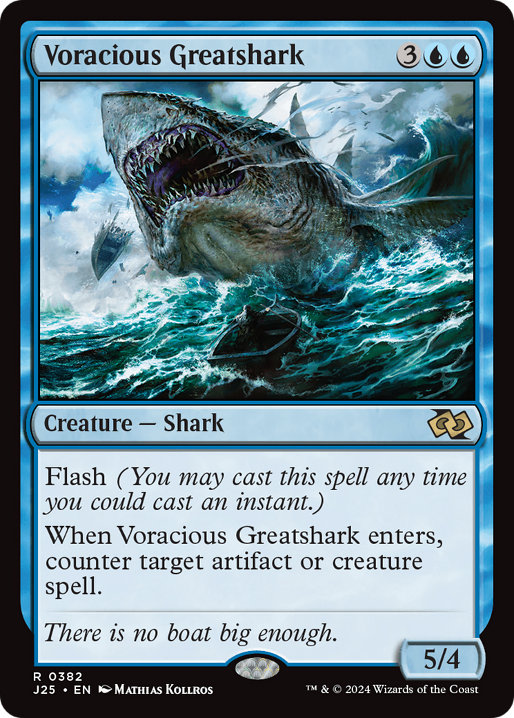 Voracious Greatshark [Foundations Jumpstart] | The Clever Kobold