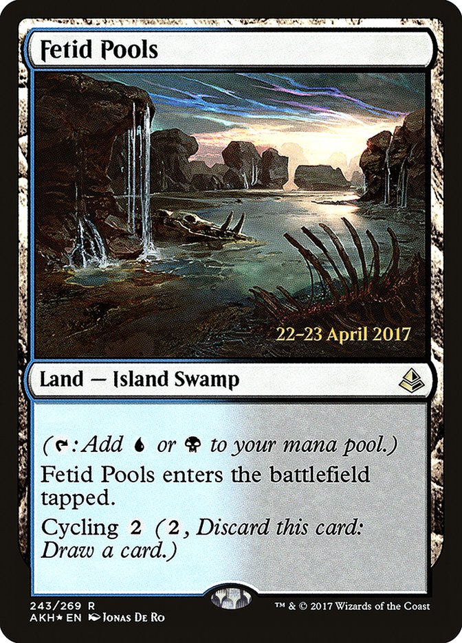 Fetid Pools [Amonkhet Prerelease Promos] | The Clever Kobold