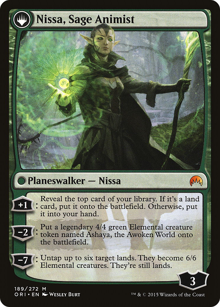 Nissa, Vastwood Seer // Nissa, Sage Animist [Secret Lair: From Cute to Brute] | The Clever Kobold