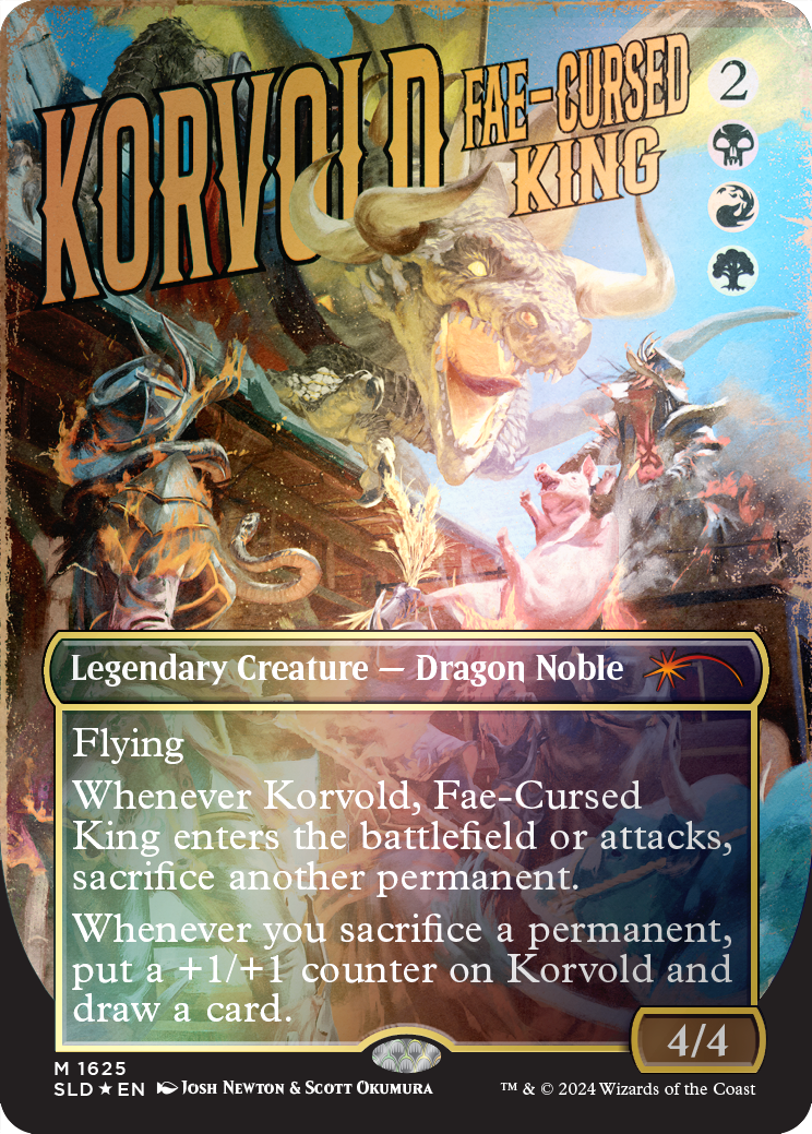 Korvold, Fae-Cursed King (Rainbow Foil) [Secret Lair Drop Series] | The Clever Kobold