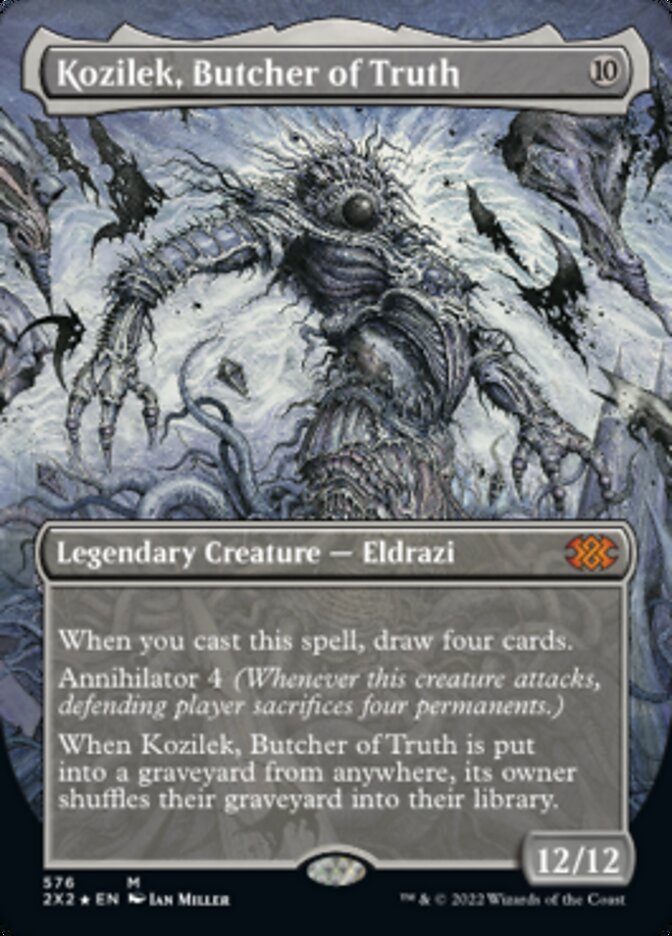 Kozilek, Butcher of Truth (Textured Foil) [Double Masters 2022] | The Clever Kobold