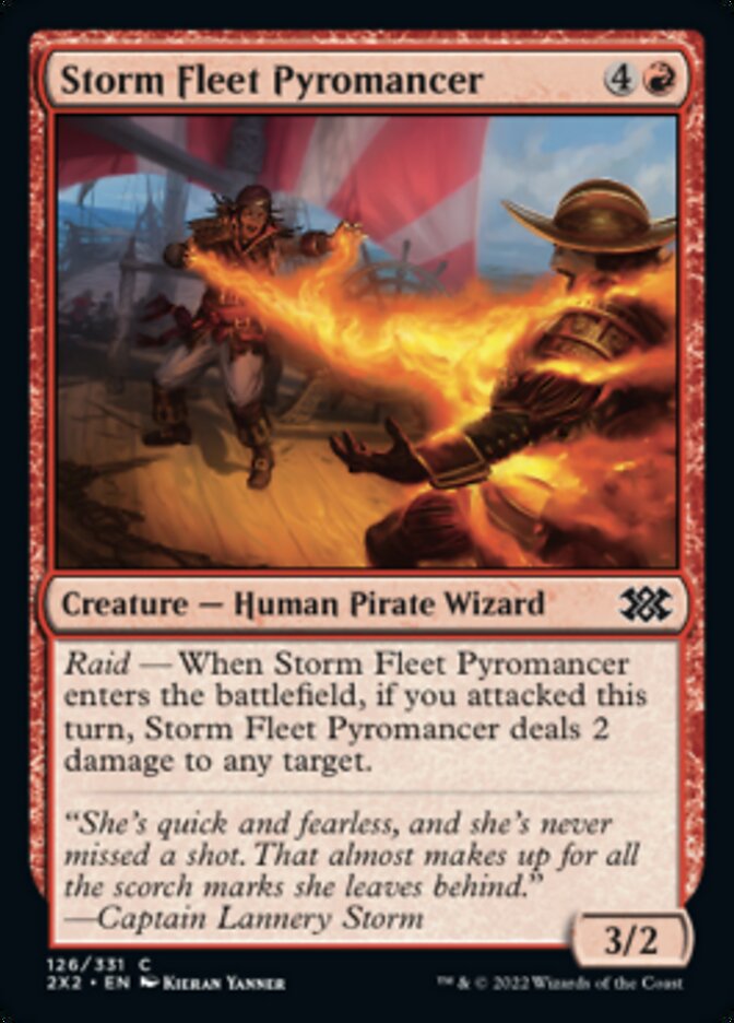 Storm Fleet Pyromancer [Double Masters 2022] | The Clever Kobold