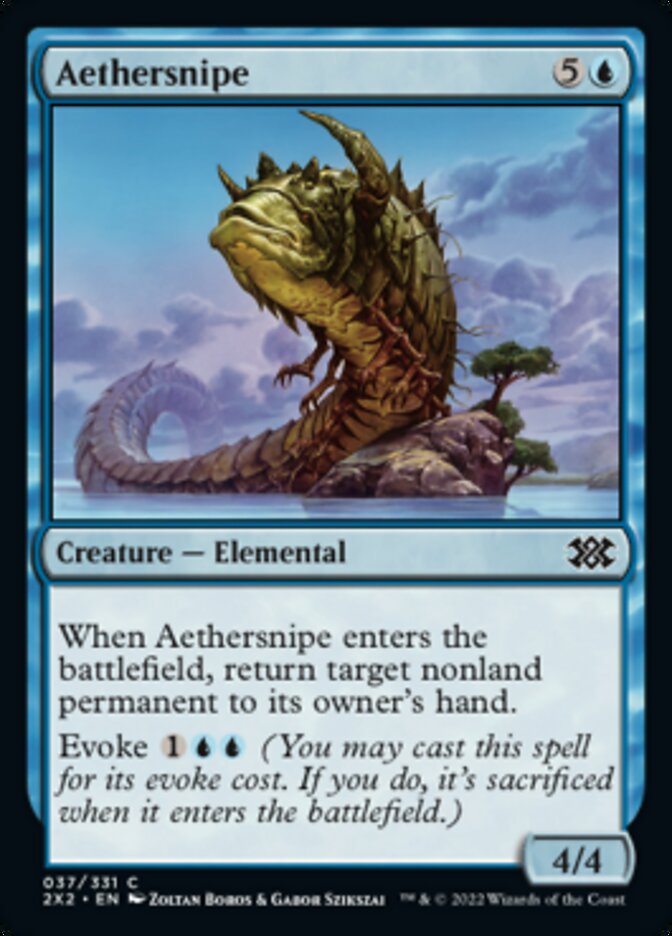 Aethersnipe [Double Masters 2022] | The Clever Kobold