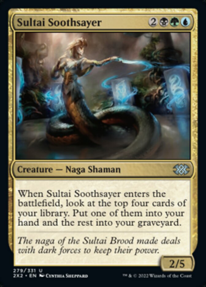 Sultai Soothsayer [Double Masters 2022] | The Clever Kobold