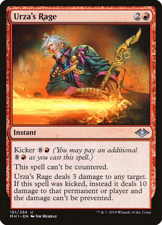 Urza's Rage [Modern Horizons] | The Clever Kobold