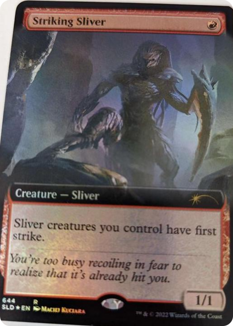 Striking Sliver (Extended Art) [Secret Lair Drop Series] | The Clever Kobold