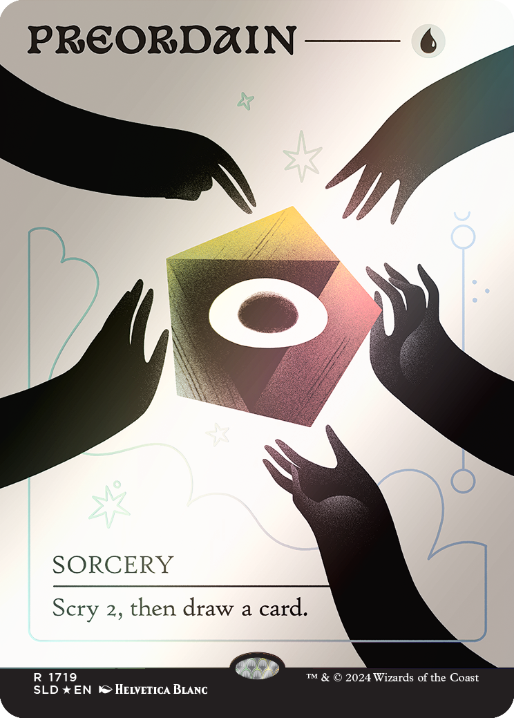 Preordain (1719) (Rainbow Foil) [Secret Lair Drop Series] | The Clever Kobold