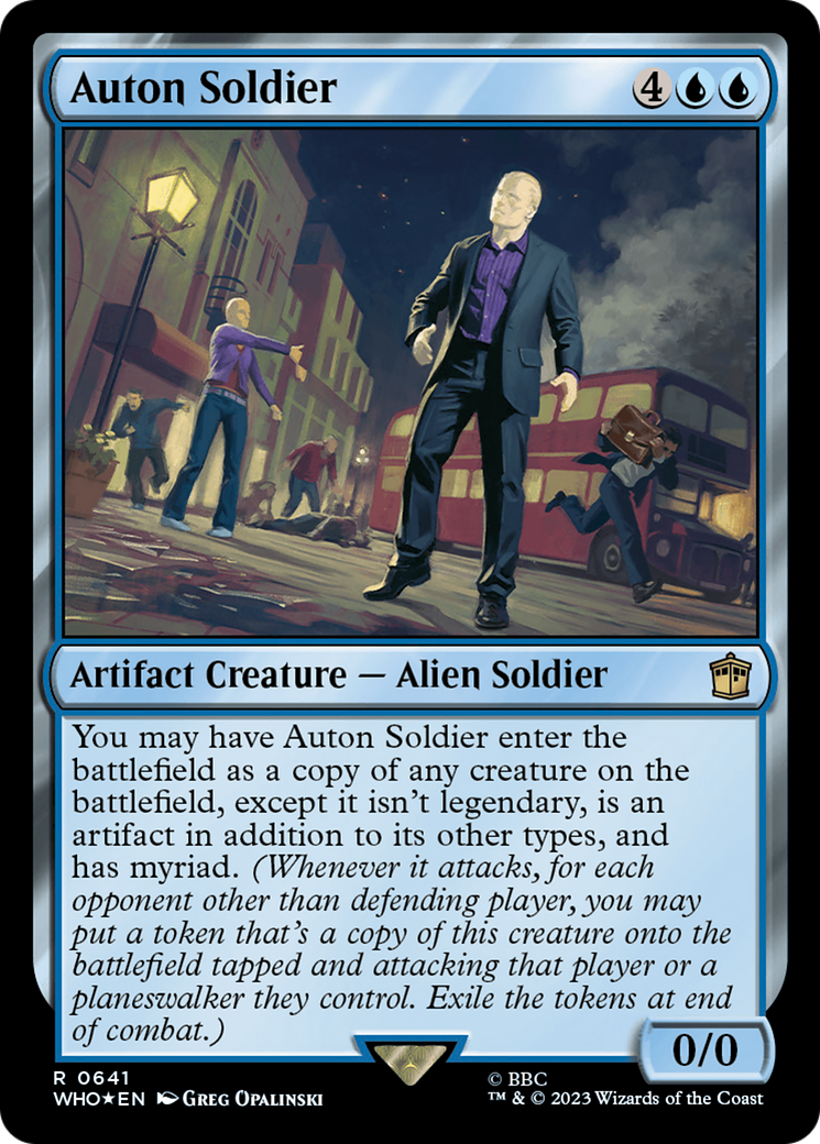 Auton Soldier (Surge Foil) [Doctor Who] | The Clever Kobold