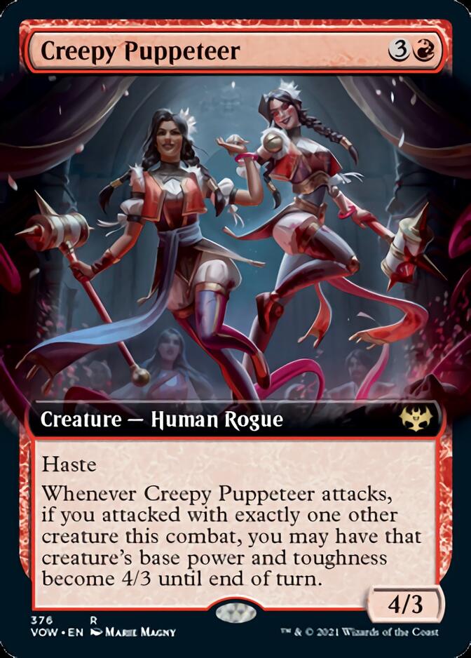 Creepy Puppeteer (Extended Art) [Innistrad: Crimson Vow] | The Clever Kobold